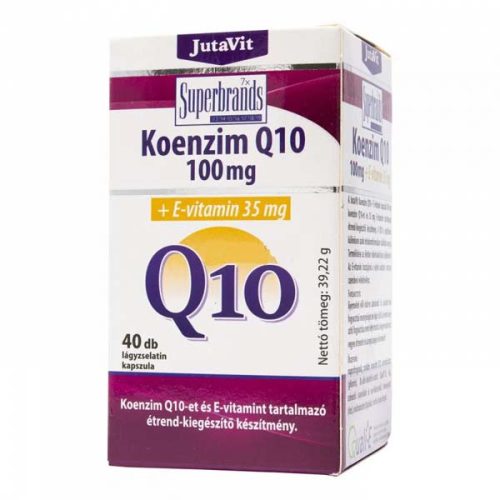 Jutavit Koenzim Q10 100mg + E-vitamin kapszula (40db)