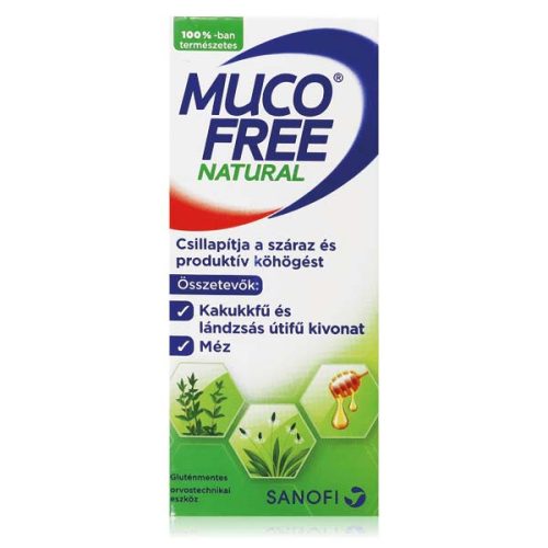 Mucofree Natural szirup (94 ml)