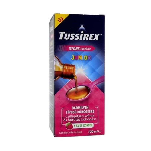 Tussirex Junior köhögés elleni szirup (120ml)