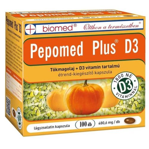 Biomed Pepomed Plus D3-vitamin kapszula (100db)