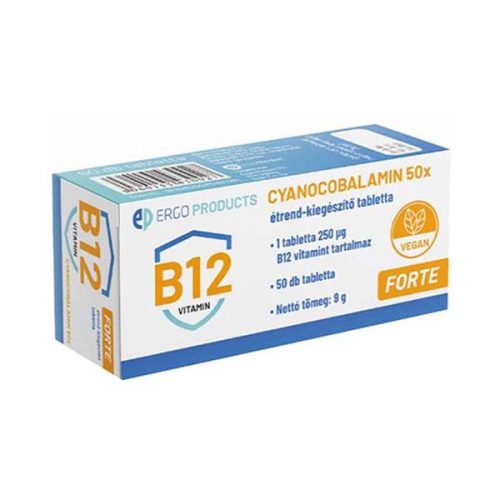 Cyanocobalamin Forte B12 tabletta (50db)