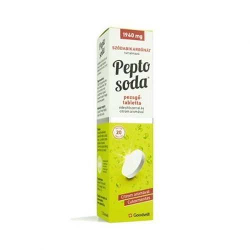 Pepto Soda Szódabikarbónát tartalmazó pezsgőtabletta (20 db)