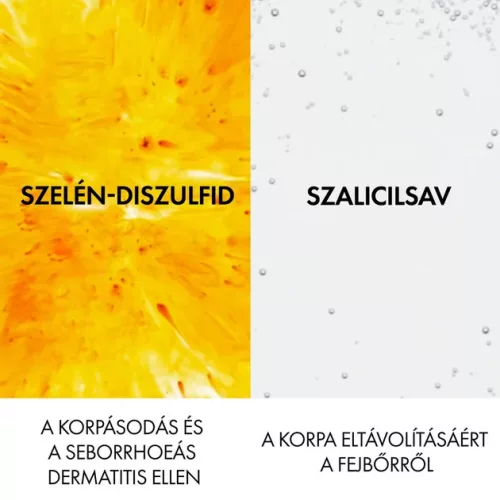 VICHY Dercos korpásodás elleni sampon száraz hajra (200 ml)