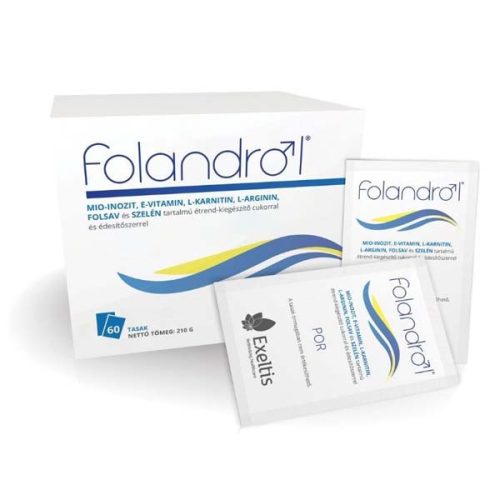 Folandrol Mio-inozit, Folsav, Szelén Étrendkiegészítő Por (60 db)