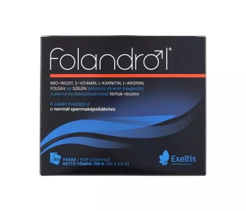 Folandrol Mio-inozit, Folsav, Szelén Étrendkiegészítő Por (60 db)