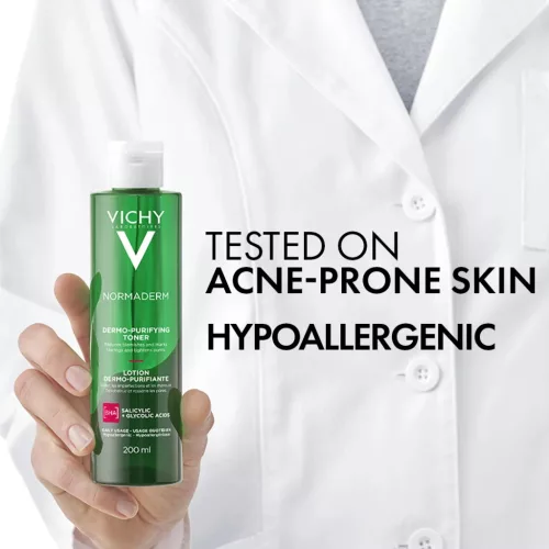 Vichy Normaderm pórusösszehúzó tonik problémás és érzékeny bőrre (200 ml)