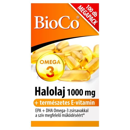 BioCo Halolaj 1000 mg + E-vitamin kapszula (100 db)