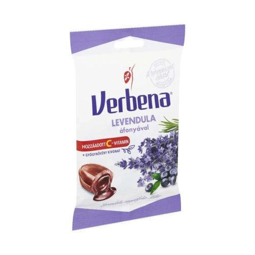 Verbena levendula cukorka áfonyával (60g)