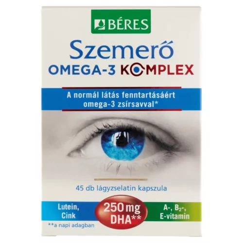 Béres Szemerő Omega-3 KOMPLEX lágyzselatin kapszula (45db)