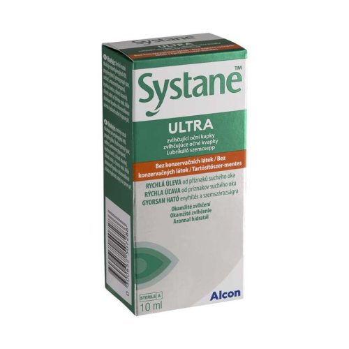 Systane Ultra lubrikáló szemcsepp tartósítószer-mentes (10ml)