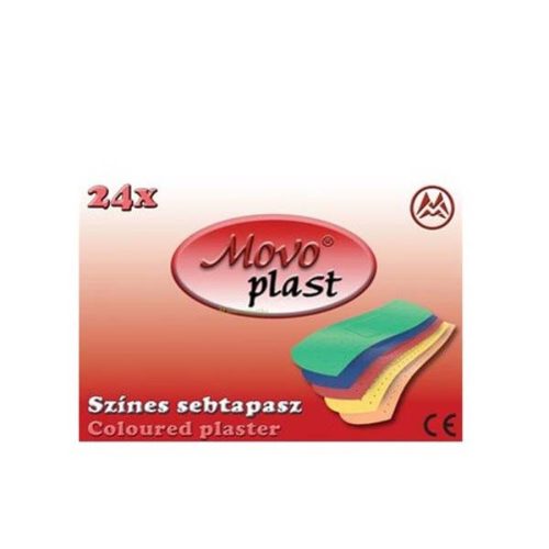 Movo Plast színes sebtapasz (24 db)