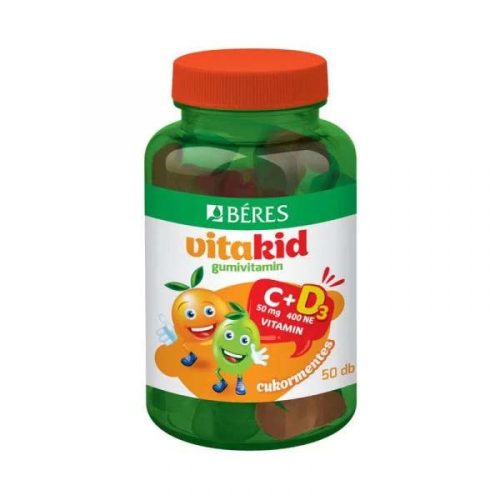 Béres Vitakid C + D3 gumivitamin gumitabletta (50db)