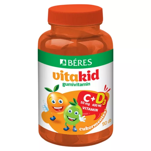 Béres Vitakid C + D3 gumivitamin gumitabletta (50db)