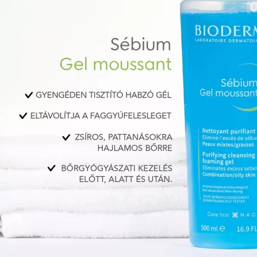 BIODERMA Sébium Moussant habzó gél (500 ml)