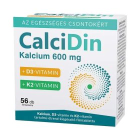   CalciDin Kalcium D3-vitamin és K2-vitamin tartalmú filmtabletta (56db)