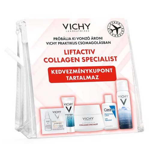 VICHY Liftactiv Travel Kit Collagen Specialist Bőrápoló Csomag Ráncok és Pigmentfoltok Ellen