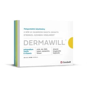 Dermawill fényvédő hatású étrend kiegészítő kapszula (20db)