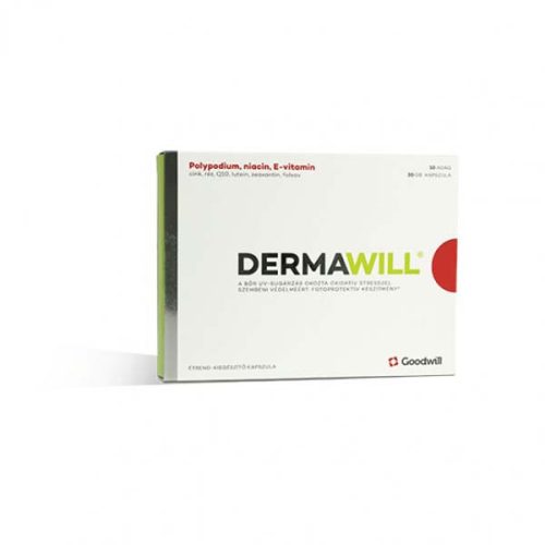 Dermawill fényvédő hatású étrend kiegészítő kapszula (20 db)