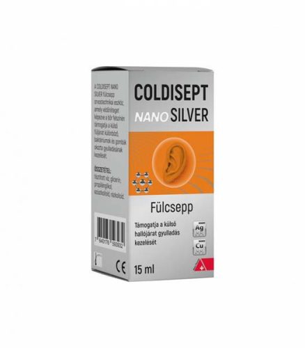 Coldisept NanoSilver fülcsepp (15 ml)
