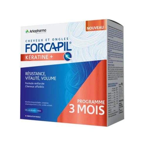 Forcapil Keratin+ Hajerősítő kapszula (180 db)