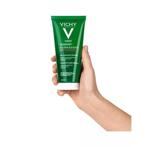 VICHY Normaderm Phytosolution Aknéra hajlamos bőrre intenzív tisztító gél (200 ml)