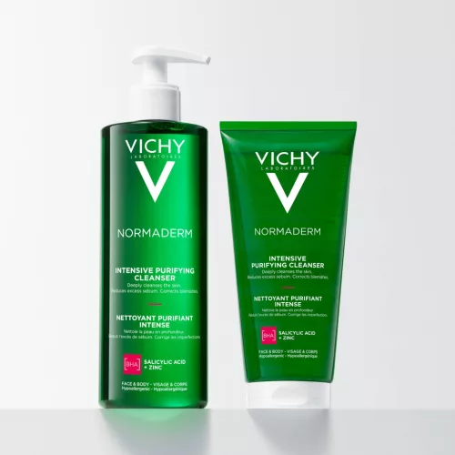 VICHY Normaderm Phytosolution intenzív tisztító gél problémás, aknéra hajlamos bőrre 400 ml