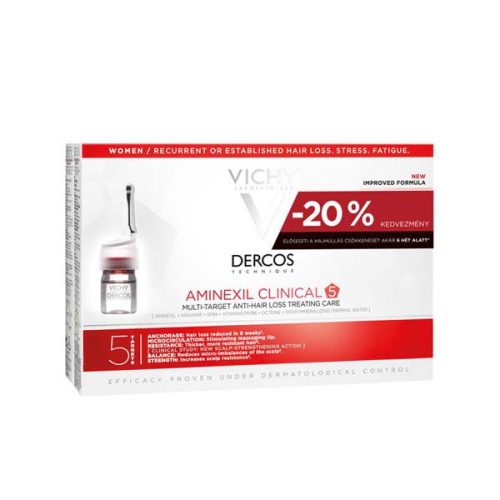 Vichy Dercos Aminexil Clinical 5 hajápoló program nőknek (21 x 6 ml)