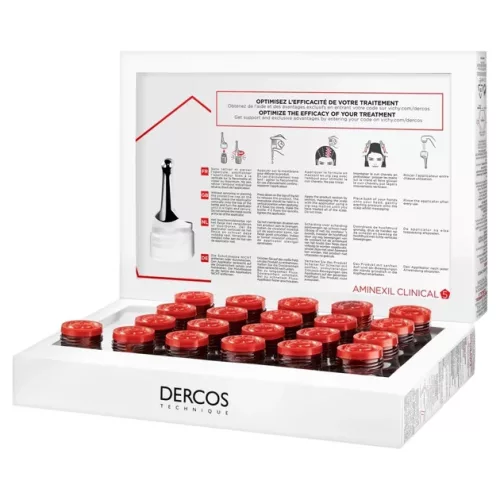 Vichy Dercos Aminexil Clinical 5 hajápoló program nőknek (21 x 6 ml)