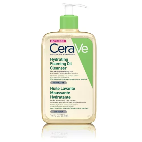 CeraVe Habzó Hidratáló Olajos Tisztító (473 ml)