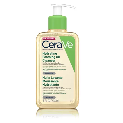 CeraVe Habzó Hidratáló Olajos Tisztító (236 ml)
