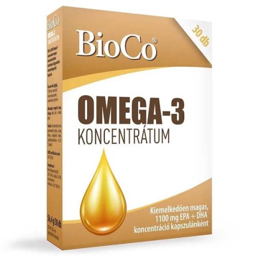 BioCo Omega-3 Koncentrátum kapszula (30db)