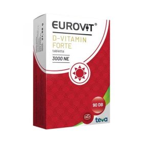   Eurovit D-vitamin 3000 NE forte étrend-kiegészítő tabletta (90 db)