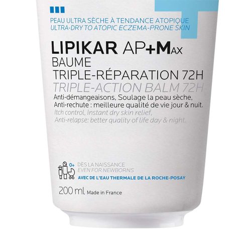 La Roche-Posay Lipikar  AP+ Max  testápoló balzsam öko tubusban (200 ml)