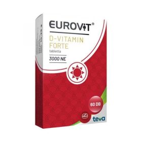   Eurovit D-vitamin 3000 NE forte étrend-kiegészítő tabletta (60 db)