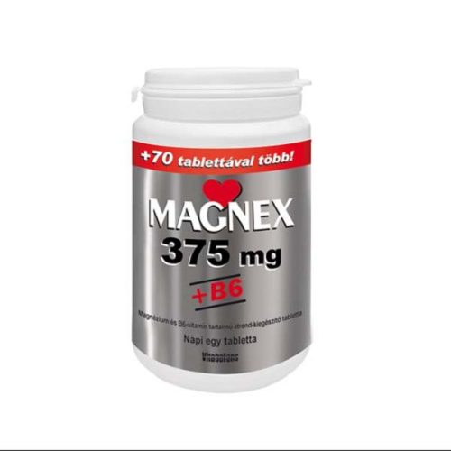 Magnex 375 mg+B6-vitamin tabletta (180+70db)