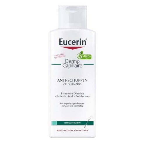 Eucerin DermoCapillaire korpásodás elleni sampon zsíros korpára (250 ml)