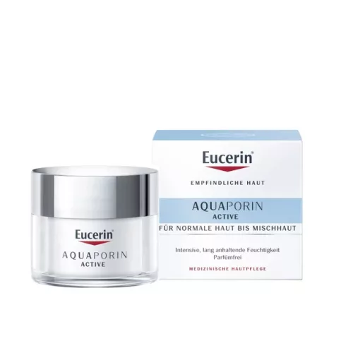 Eucerin AQUAporin Active hidratáló arckrém normál/kombinált bőrre (50ml)