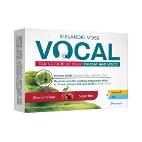 Vocal cseresznye ízű szopogató tabletta (24db)