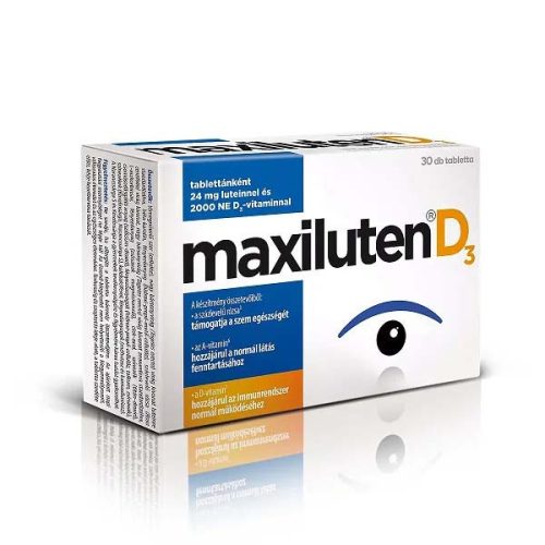 Maxiluten D3 Lutein étrend-kiegészítő tabletta (30db)