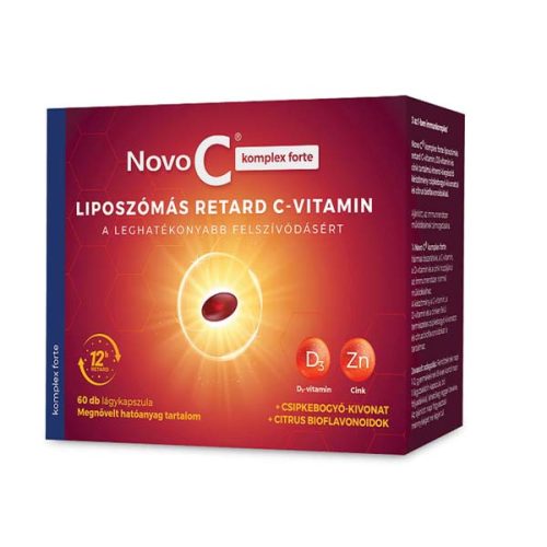 Novo C Komplex Forte liposzómás retard C-vitamin kapszula (60 db)