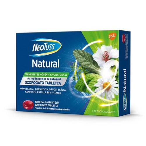 NeoTuss Natural szopogató tabletta (16 db)