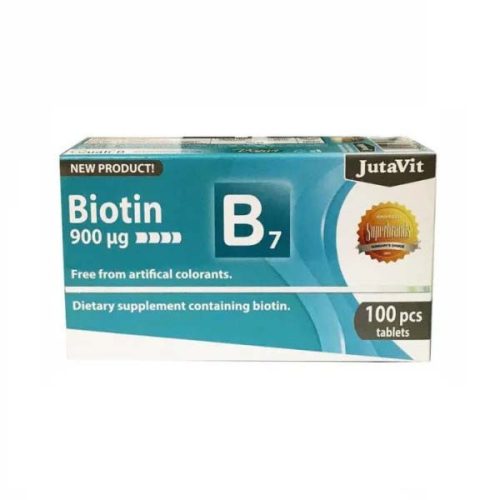 Jutavit Biotin B7-Vitamin 900 Mcg Tabletta (100db)