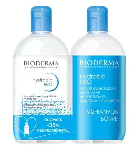 BIODERMA Hydrabio micellás víz duopack (2x500 ml)