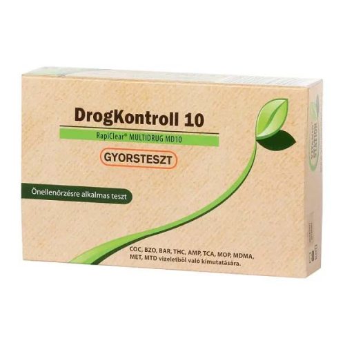 Drogkontroll 10 Drogteszt (1db)