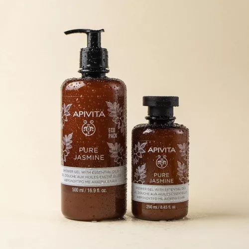 Apivita Tusfürdő jázminnal és illóolajokkal ECOPACK (500 ml)