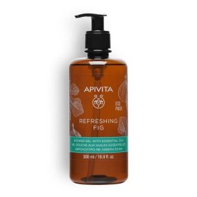  Apivita Refreshing Fig Tusfürdő frissítő fügével és illóolajokkal ECOPACK (500 ml)