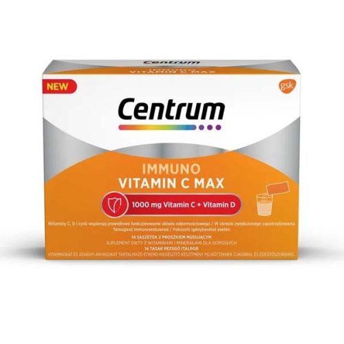 CENTRUM Immuno C Max pezsgőpor Felnőttek (14db)