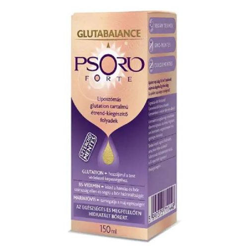 Glutabalance Psorio Forte liposzómás glutation tartalmú étrend-kiegészítő folyadék (150 ml)