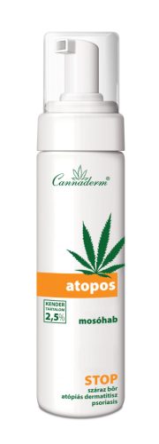 Cannaderm Atopos mosóhab (180 ml)