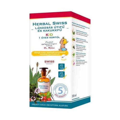 Herbal Swiss Kid szirup (300 ml)